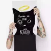 Affiche format poster A3 thème pour adulte érotique motif chat noir. Couleurs noir et blanc. Affiche sans cadre.