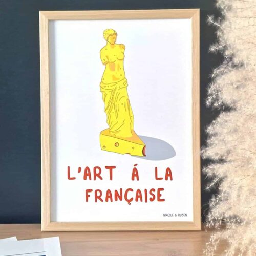 L'art à la française - Poster expression humour