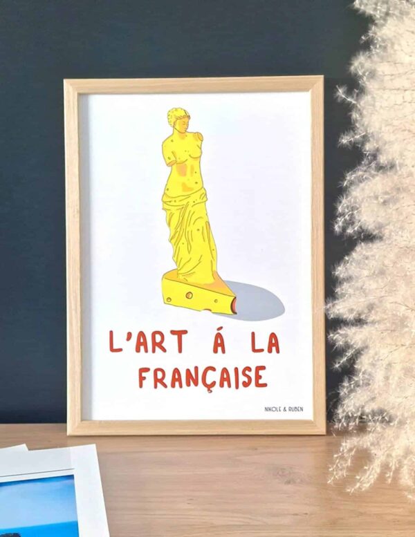 L'art à la française - Poster expression humour